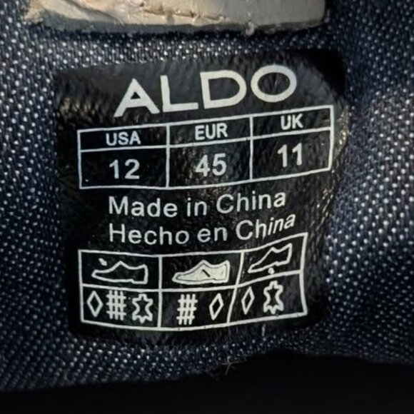 Aldo Shoes Aauwen -R Trainer Hybird Sneakers Dark Gray Lace up shoes Men's 12 - Picture 6 of 7